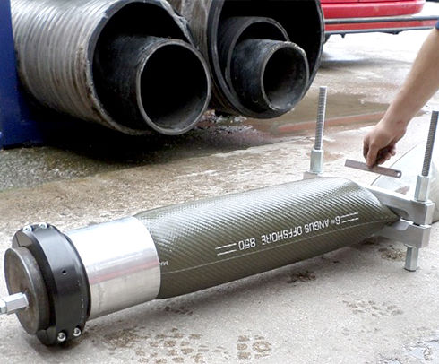 layflat hose, layflat hose repair, hose clamp, field fittable layflat, fuel hose, fuel layflat, offshore, refueling, unloading, bunkering, fuel